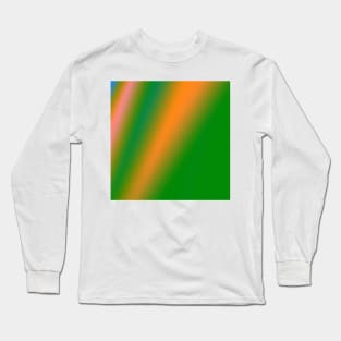 green red blue abstract texture background Long Sleeve T-Shirt